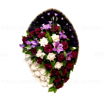 Венок ритуальный БВ-55-2