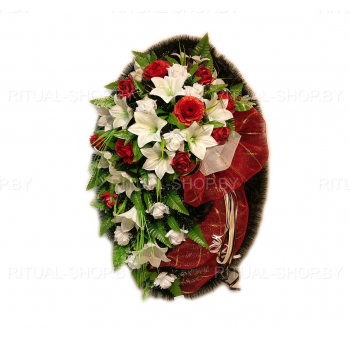 Венок ритуальный БВ-61